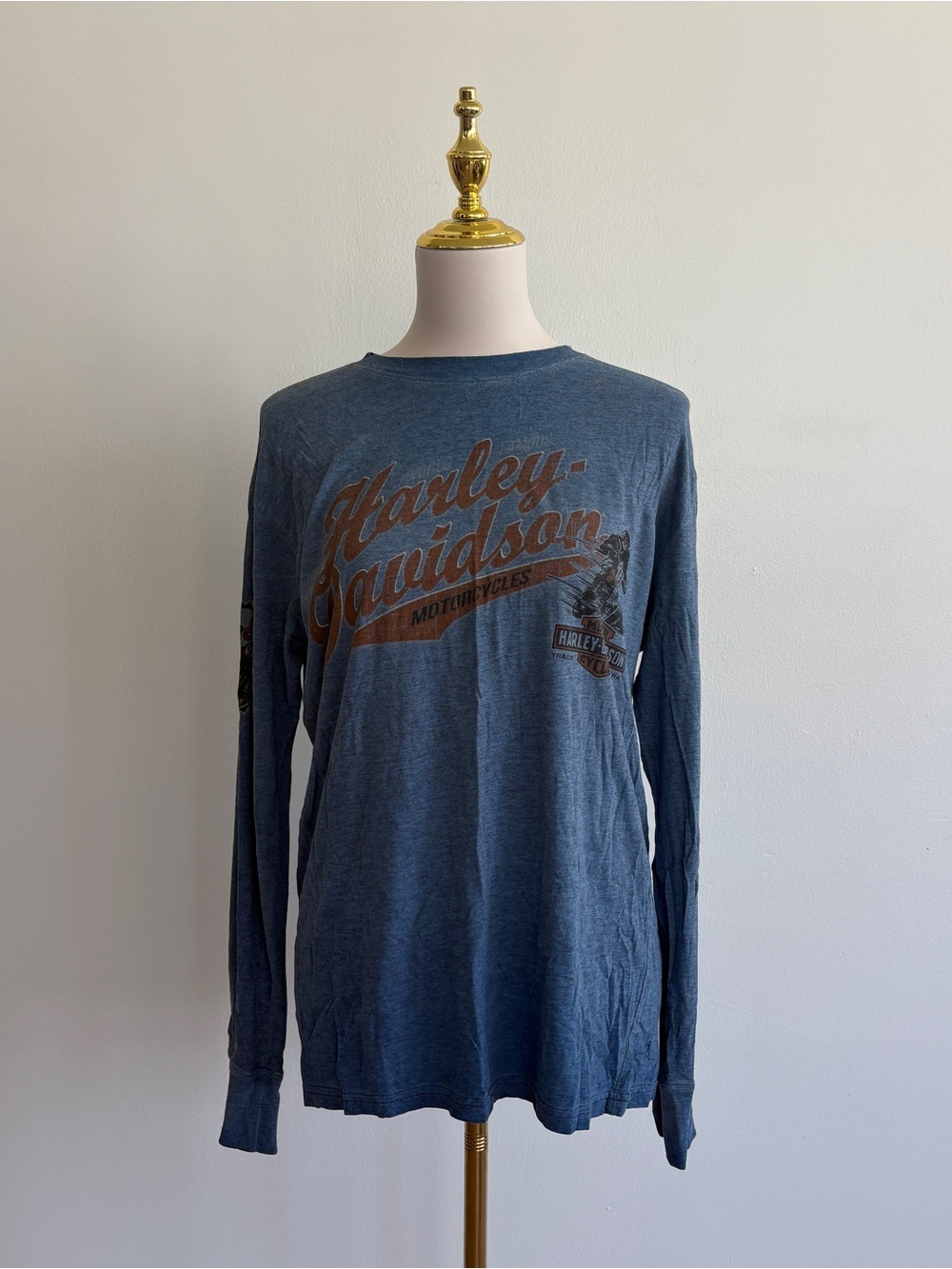 Harley Davidson Blue Long Sleeve